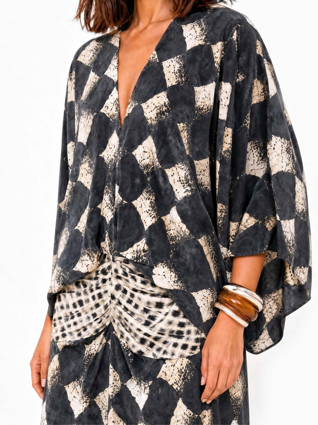 Anamartinezmadrid Maelia | Vestido Estampado Mosaico Mediterráneo Mujer – photo 2