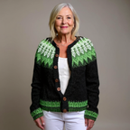 Anamartinezmadrid Mireia | Cárdigan de Punto Jacquard Estilo Fair Isle – photo 3