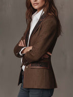 BIANCA MÓDENA Consuelo ⎸ Blazer con Paneles en Espiga – photo 3