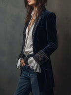 BIANCA MÓDENA Nuria ⎸ Chaqueta Elegante de Terciopelo – photo 4