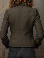 BIANCA MÓDENA Dolores ⎸ Blazer de Sarga con Ribete en Contraste – photo 3