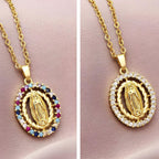 Marina Roca Collar de la Virgen chapado en oro – photo 5