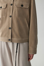 Anamartinezmadrid Nuria | Chaqueta de Ante con Bolsillos de Plastrón – photo 11