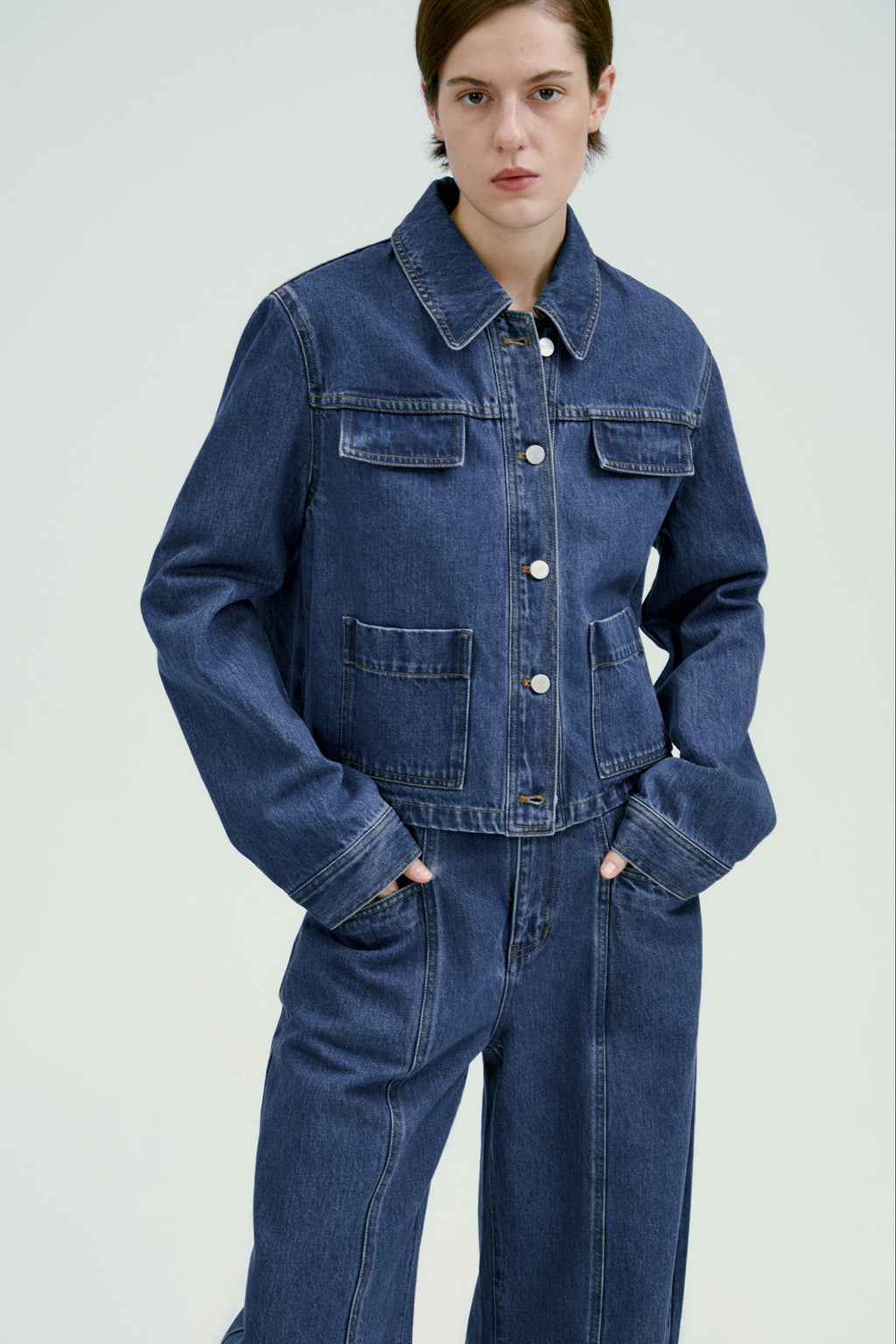 Anamartinezmadrid Alicia | Cazadora Vaquera de Corte Oversize – photo 11