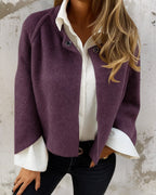 Marina Roca JUDITH| Chaqueta corta de temporada – Morado – photo 9