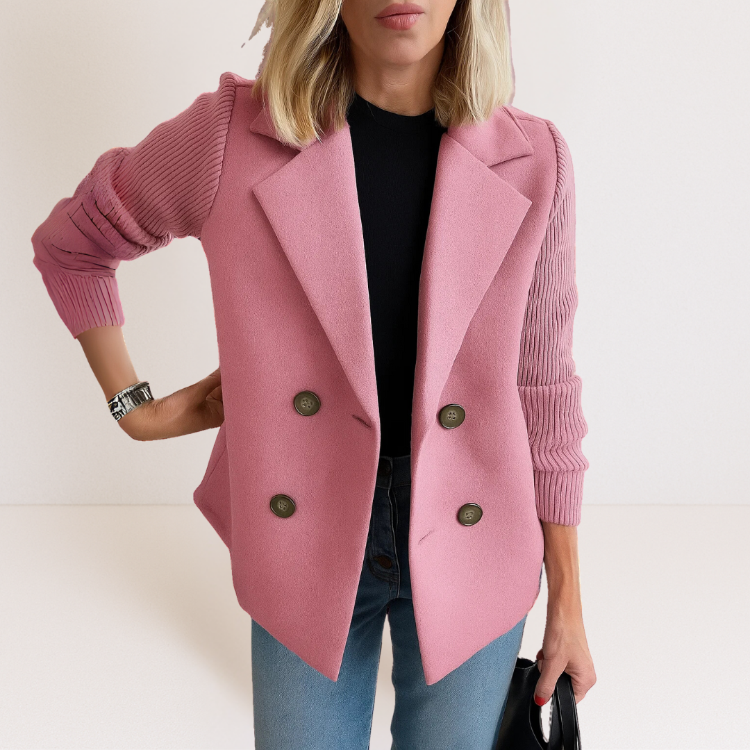 Marina Roca LEILA | Chaqueta corta de lana – Rosa – photo 9