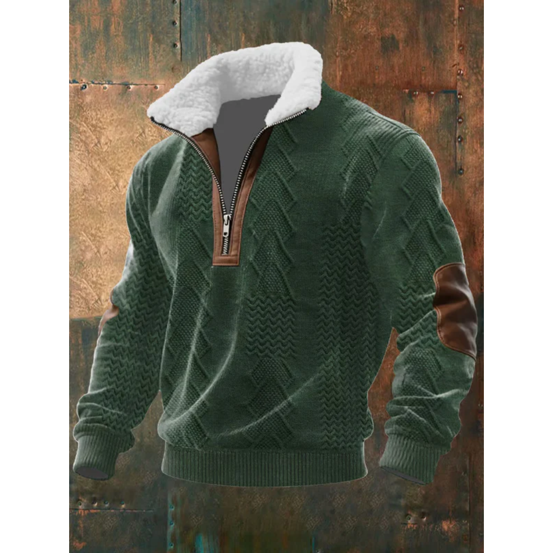 Marina Roca LONER | Jersey polar con cremallera – Verde – photo 5
