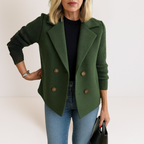 Marina Roca LEILA | Chaqueta corta de lana – Verde – photo 10