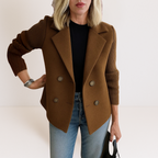 Marina Roca LEILA | Chaqueta corta de lana – Marrón – photo 11