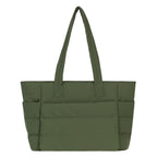 Marina Roca Bolso tote acolchado Nube – Verde oliva – photo 12