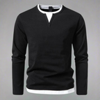 Marina Roca Hernán | Camiseta Manga Larga Elegante – Negro – photo 3