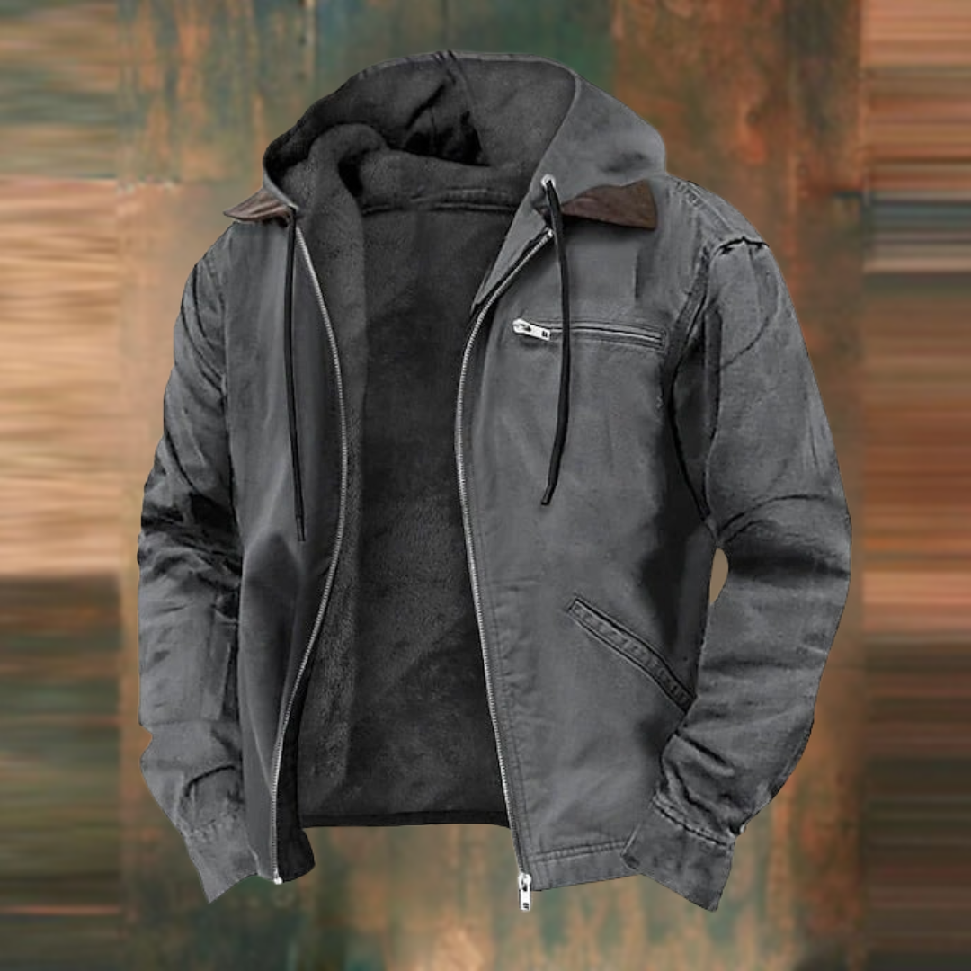 Marina Roca Bruno - Chaqueta Casual Acogedora – Gris – photo 4