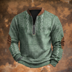 Marina Roca LUCA | Jersey retro estampado – Verde – photo 8