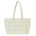 Marina Roca Bolso tote acolchado Nube – Crema