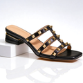 Marina Roca ONNA | Sandalia con tachuelas – Negro – photo 2