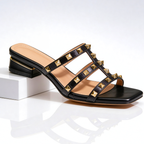 Marina Roca ONNA | Sandalia con tachuelas – Negro – photo 2