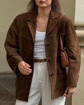 Marina Roca MIRA | Chaqueta de ante – Marrón – photo 3