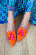 Anamartinezmadrid Amaya | Mocasines con Borlas – Naranja – photo 2