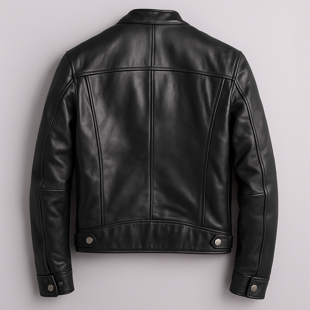 Marina Roca BRIXTON | Chaqueta vintage de piel con cremallera – photo 7