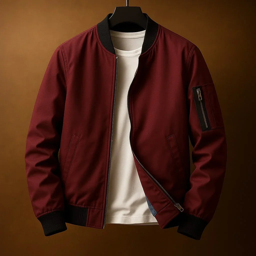 Marina Roca CHELSEA | Chaqueta bomber atemporal – Rojo – photo 2