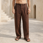 Marina Roca LUCIANO | Pantalón de lino ancho – photo 2