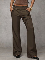 Marina Roca Duna™ | Pantalón Moderno de Corte Amplio – Marron – photo 6