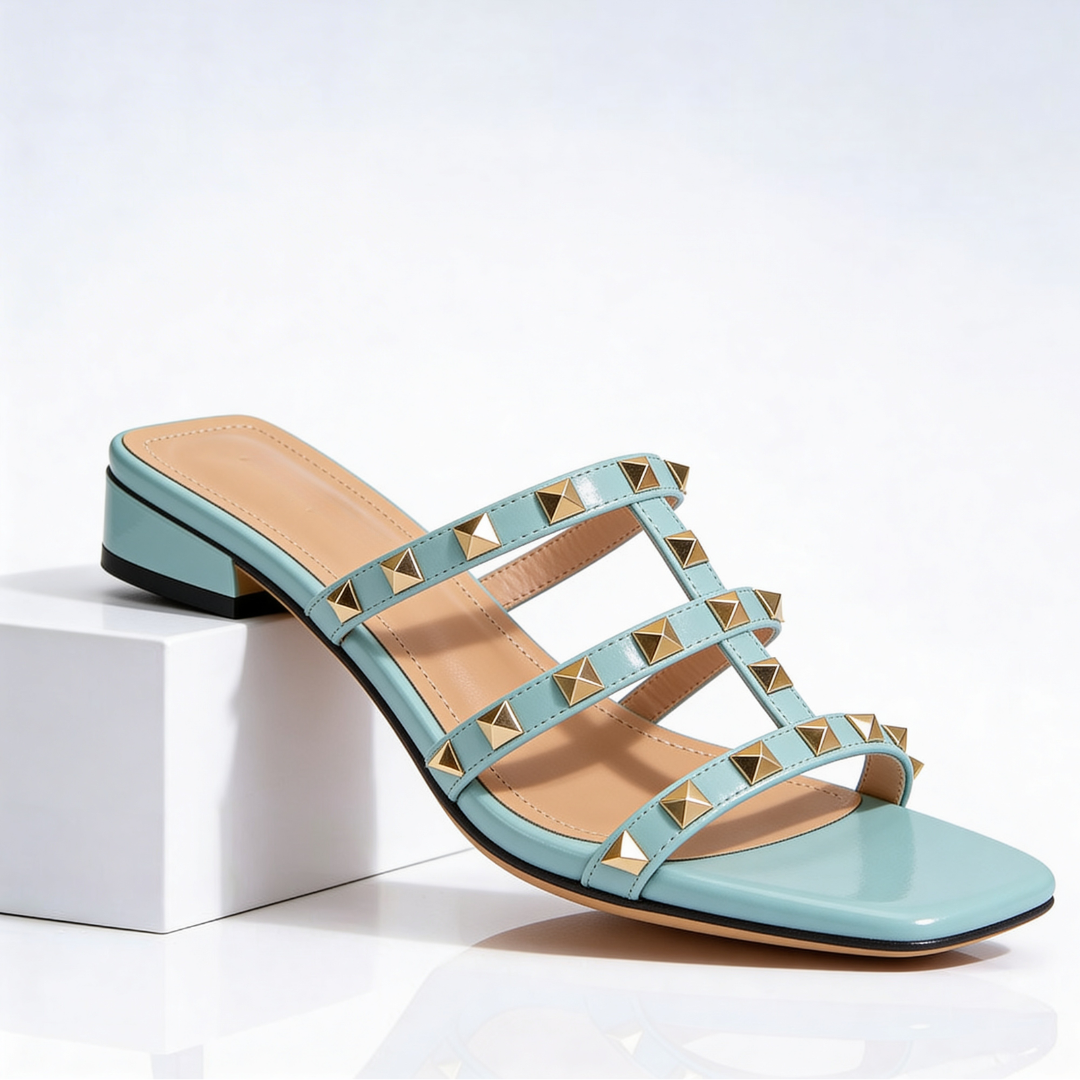 Marina Roca ONNA | Sandalia con tachuelas – Azul – photo 4