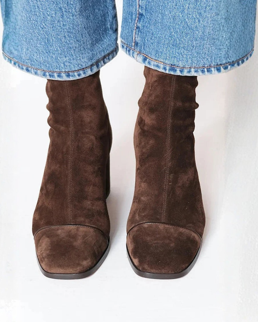 Marina Roca JULIET | Botas de ante – Marrón – photo 3