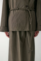 Anamartinezmadrid Vera | Trench Corto con Cinturón Anudado – photo 11