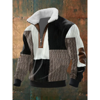 Marina Roca LONER | Jersey polar con cremallera – Blanco-Negro – photo 6