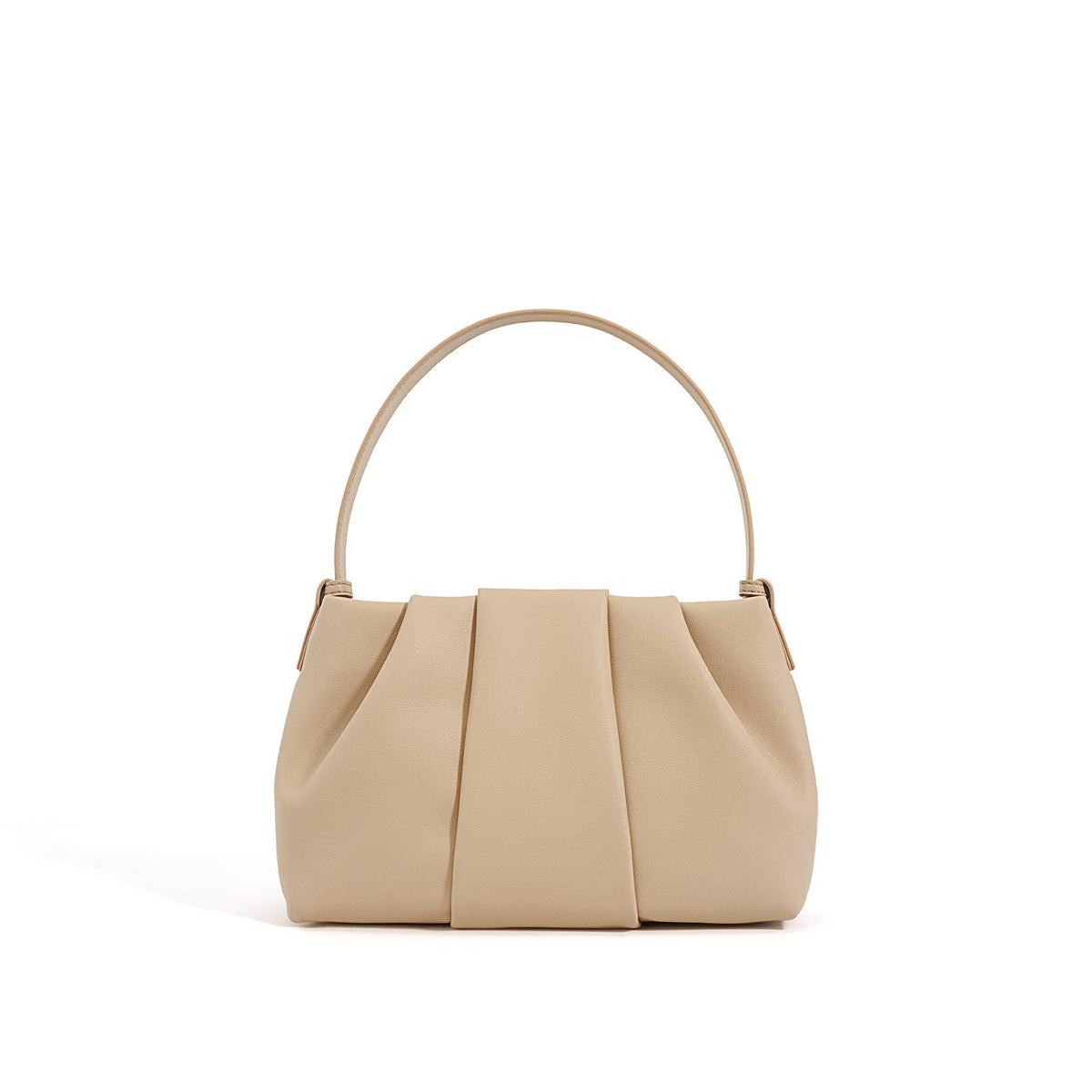 Marina Roca VALERIA | BOLSO DE CUERO – Beige Clásico