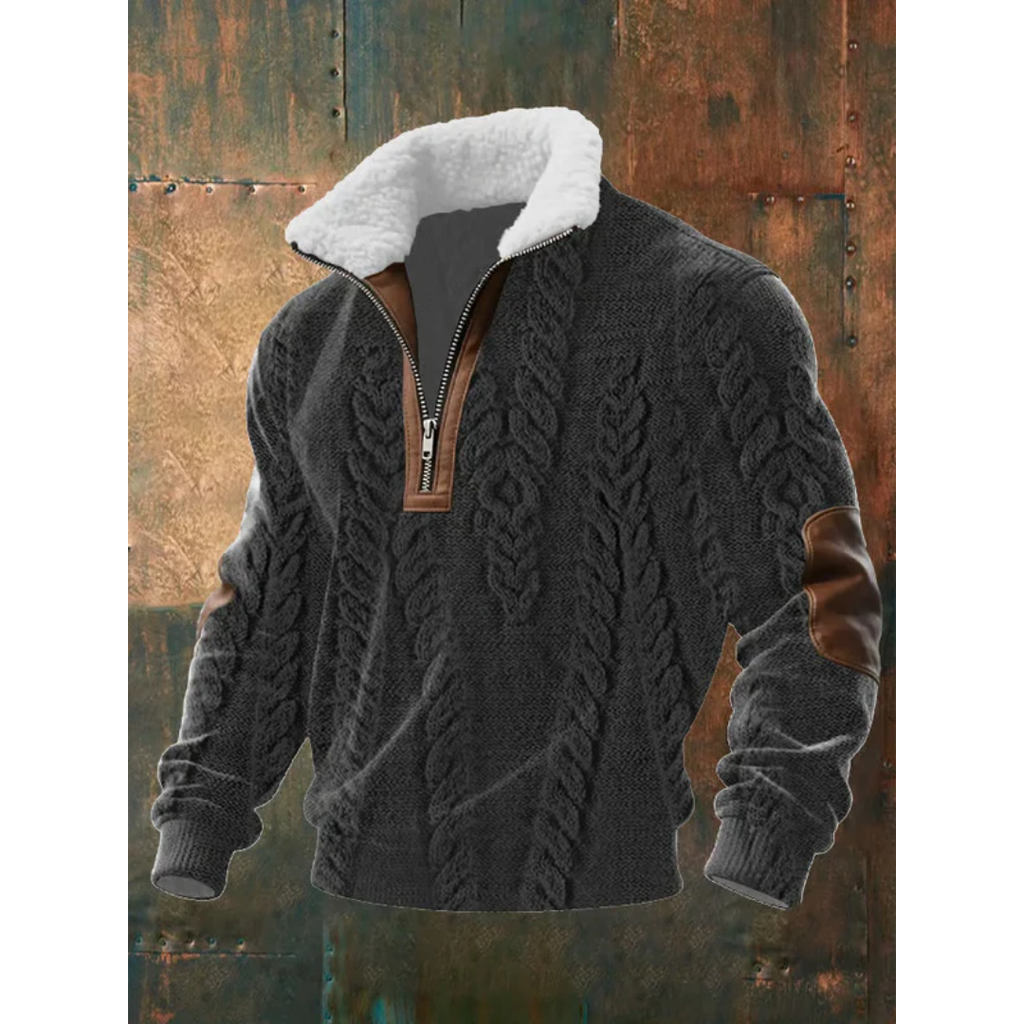 Marina Roca LONER | Jersey polar con cremallera – Negro – photo 7