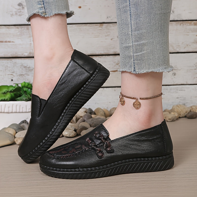 Anamartinezmadrid Josefina | Mocasines Blandos con Medallón Floral y Lazada – photo 7