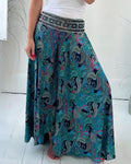 Marina Roca VIBRA | Pantalón boho estampado – Azul – photo 3