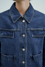 Anamartinezmadrid Alicia | Cazadora Vaquera de Corte Oversize – photo 12