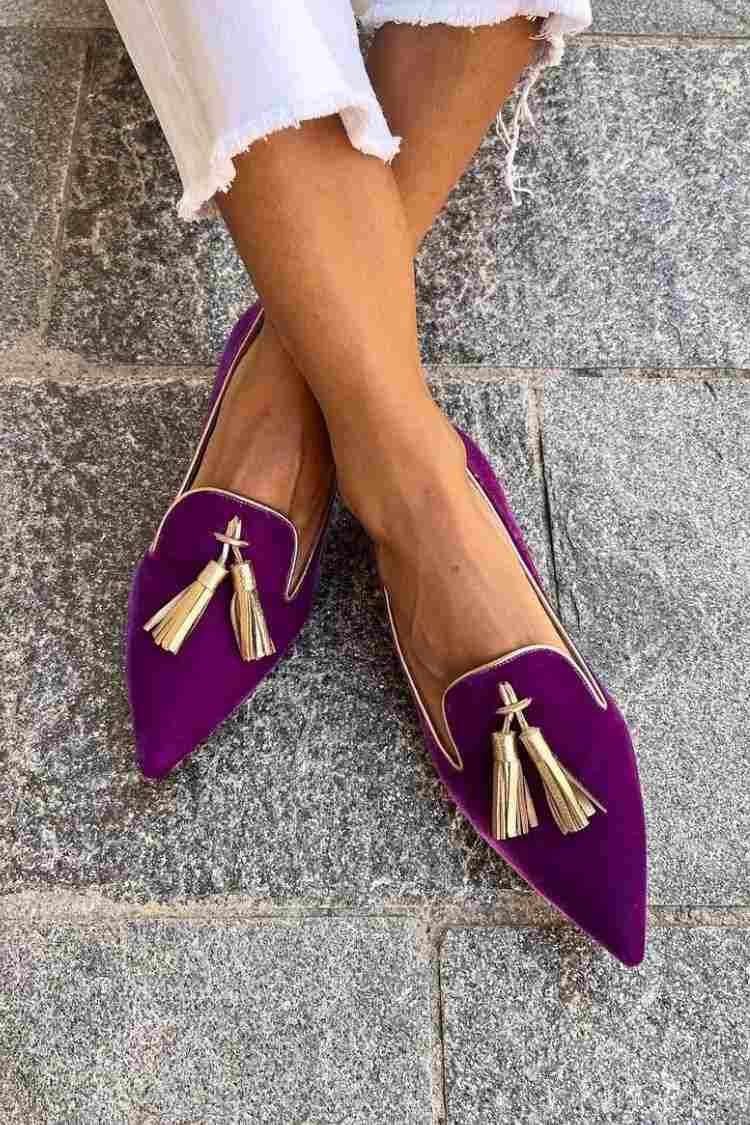Anamartinezmadrid Amaya | Mocasines con Borlas – Morado – photo 6