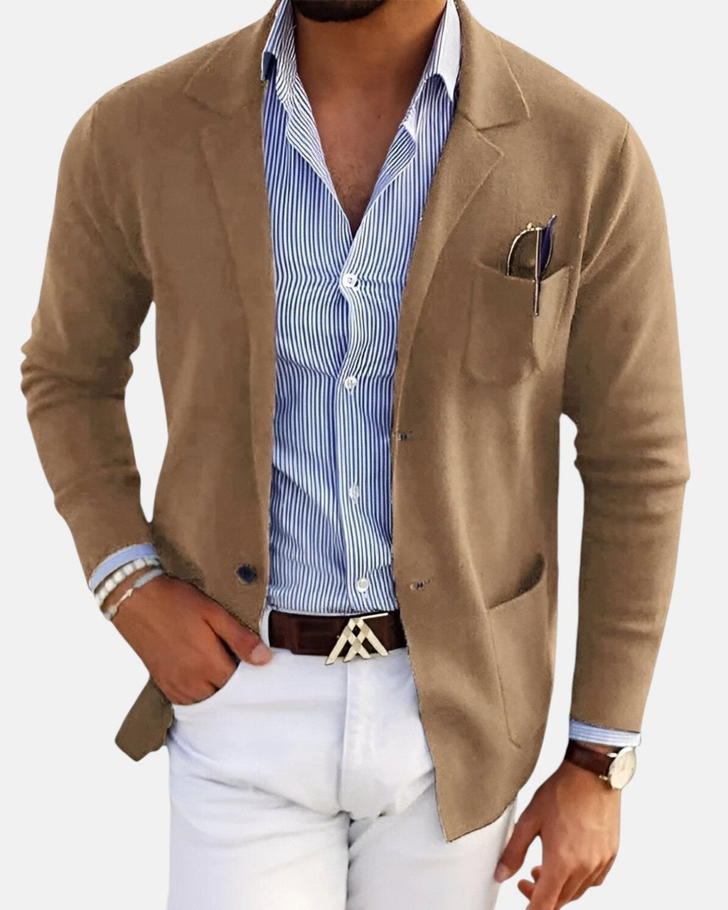 Marina Roca ALESSANDRO | Chaqueta casual de temporada – Beige – photo 4