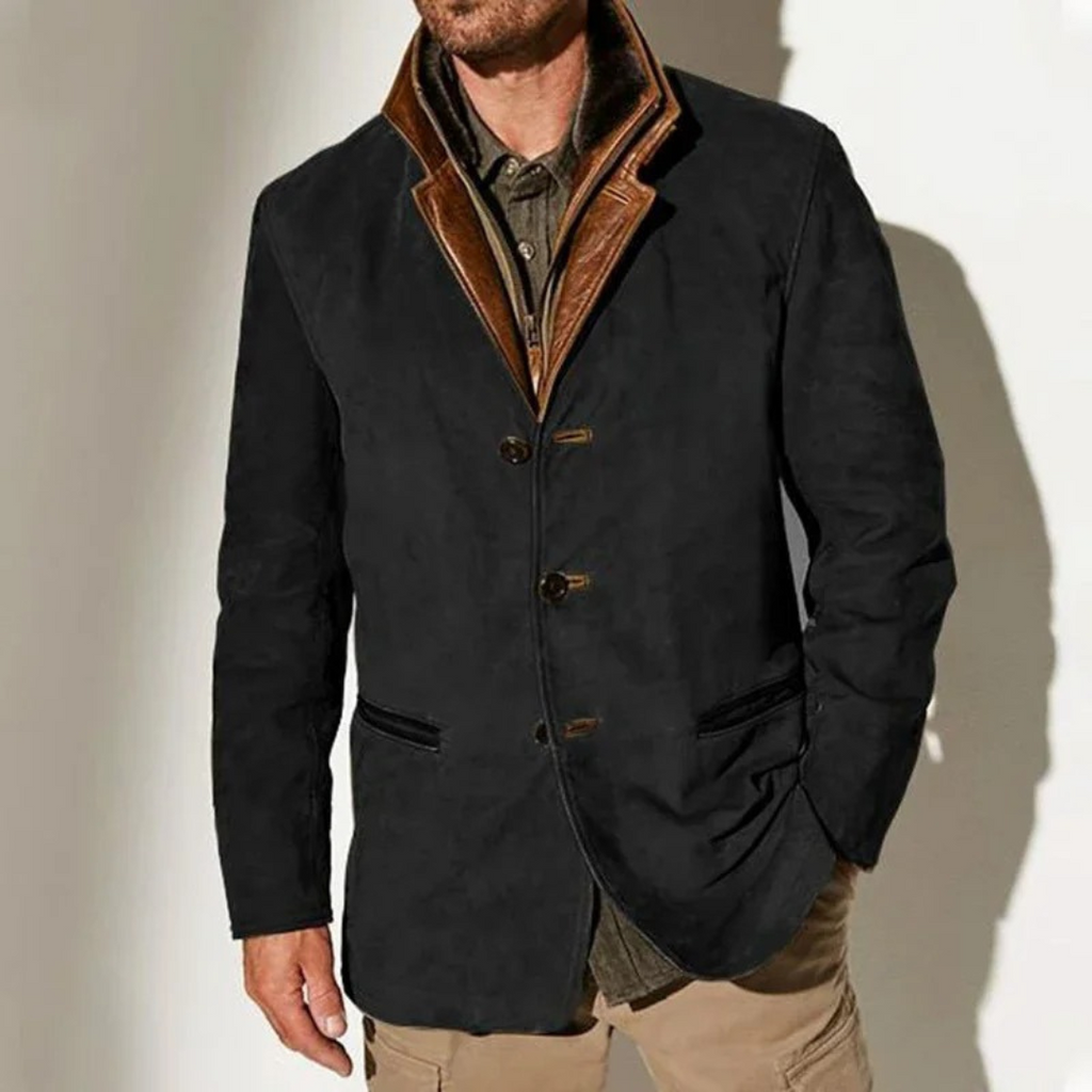 Marina Roca Axel - Chaqueta Elegante Vintage – Negro – photo 10