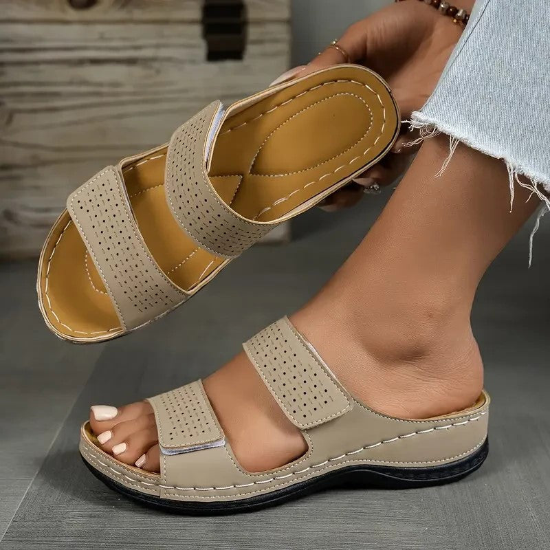 Marina Roca Rosette | Sandalia Cómoda y Elegante – Beige – photo 2