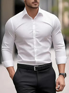 Marina Roca MARCEL | Camisa clásica de manga larga – Blanco – photo 3