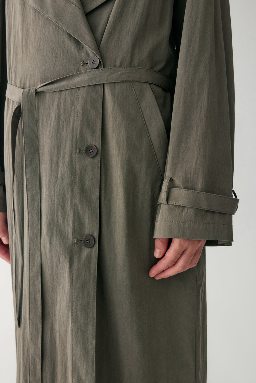 Anamartinezmadrid Elena | Trench Largo con Solapa Ancha – photo 12
