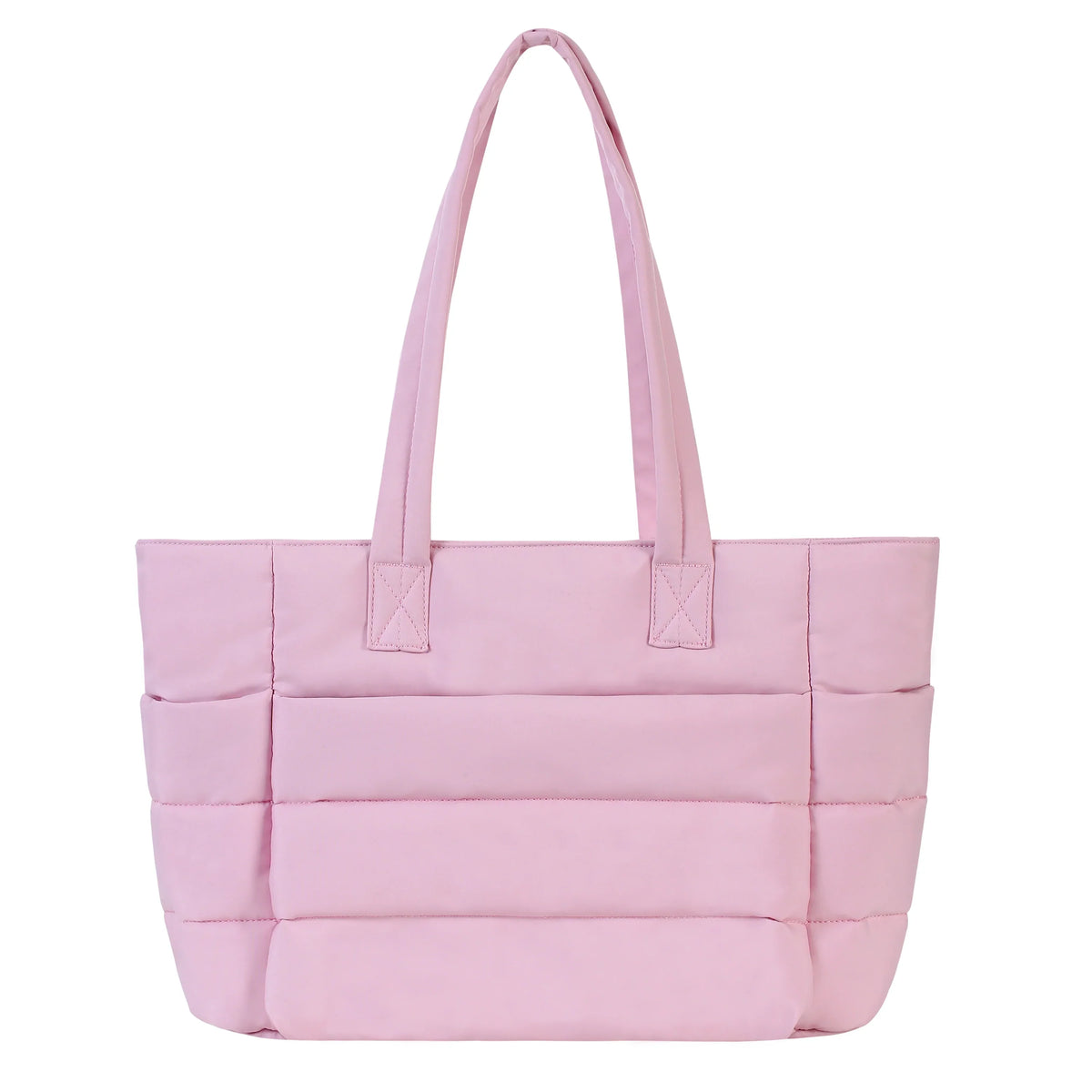 Marina Roca Bolso tote acolchado Nube – Rosa palo – photo 11