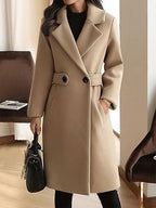 Marina Roca AELLA | Abrigo clásico de temporada – Beige – photo 5