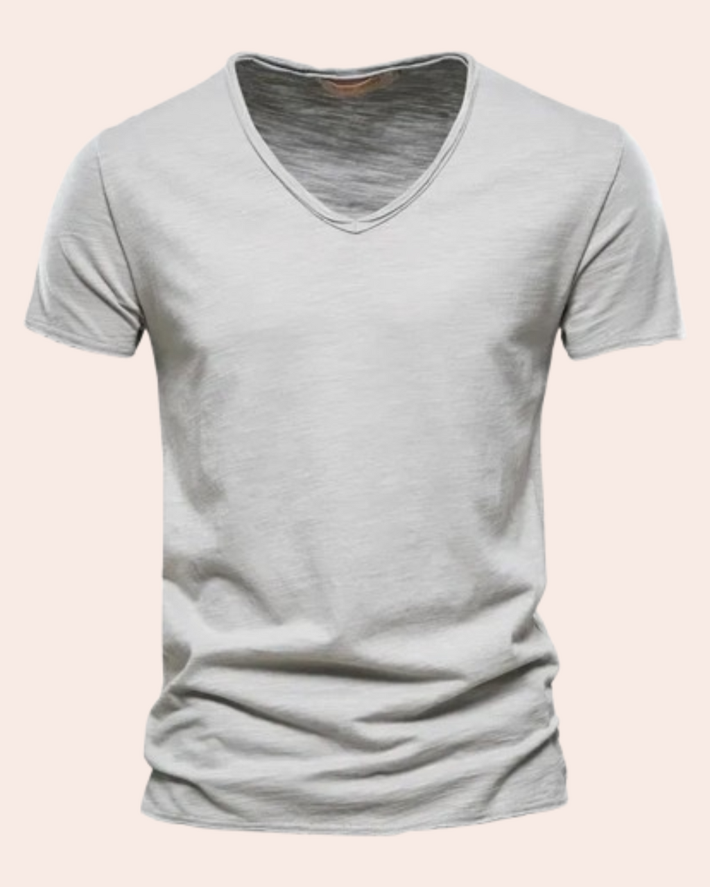 Marina Roca Thiago - Camiseta básica ligera de verano – Gris claro – photo 5