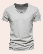 Marina Roca Thiago - Camiseta básica ligera de verano – Gris claro – photo 5
