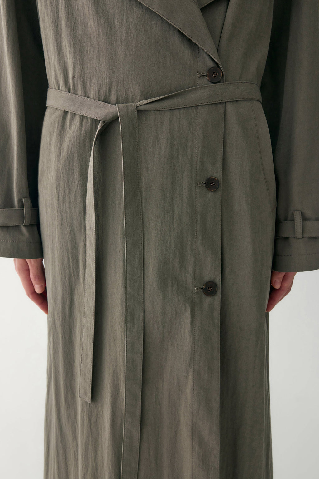 Anamartinezmadrid Elena | Trench Largo con Solapa Ancha – photo 11