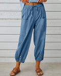 Marina Roca Breeze | Pantalones de Cintura Cómoda – Azul Cielo – photo 2