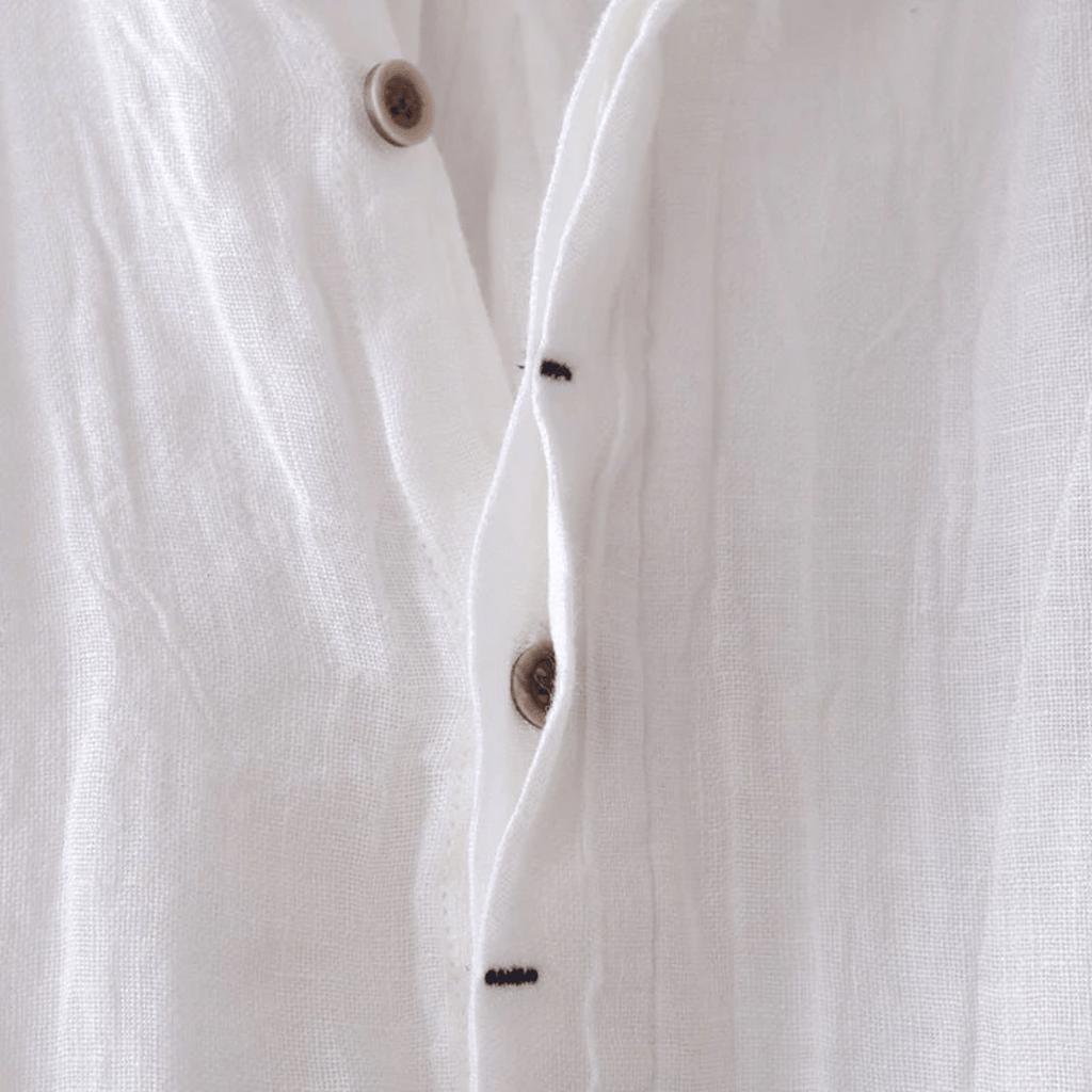 Marina Roca LOREN | Camisa de lino de manga corta – photo 7