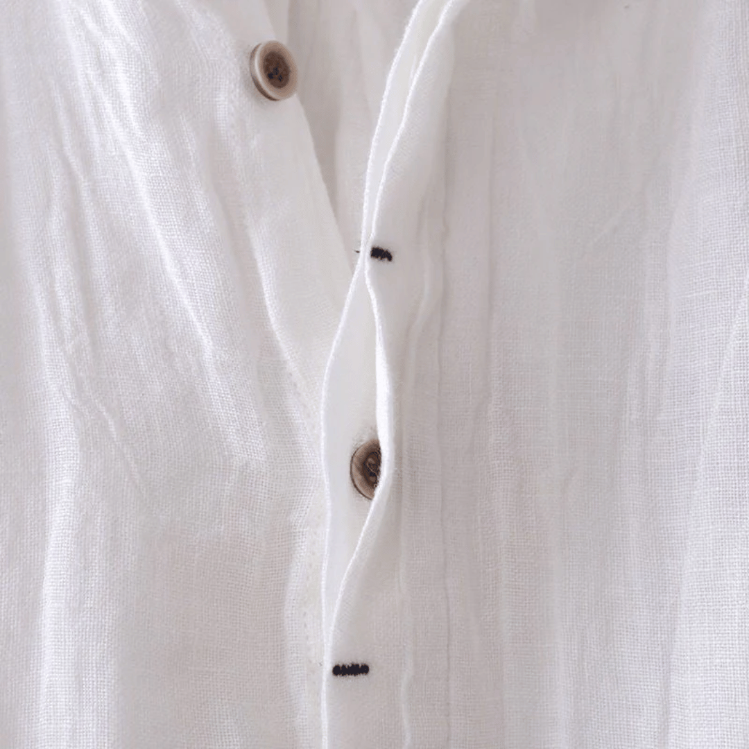 Marina Roca LOREN | Camisa de lino de manga corta – photo 7