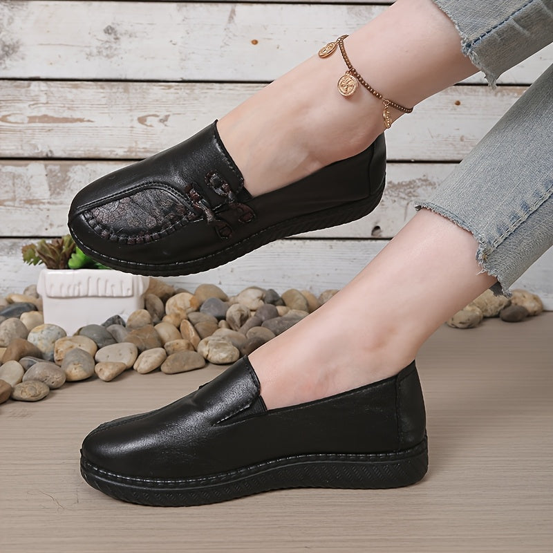 Anamartinezmadrid Josefina | Mocasines Blandos con Medallón Floral y Lazada – photo 9